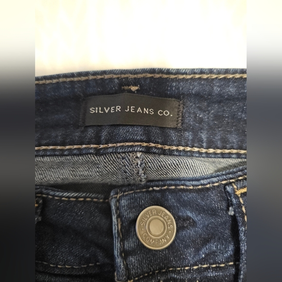 Silver Jeans Womens SUKI Straight Leg Dark Denim Wash Jeans W30x33L - Picture 9 of 15